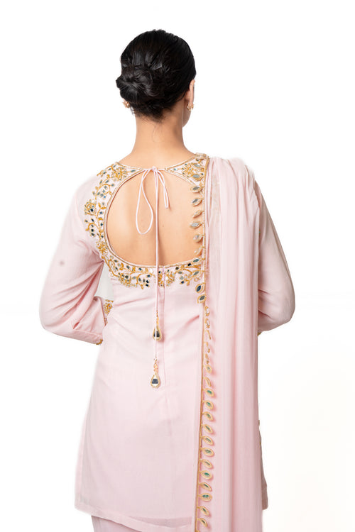 Pink Mirror Sharara