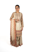 Noor Sharara with Phulkari Embroidery by Well Groomed