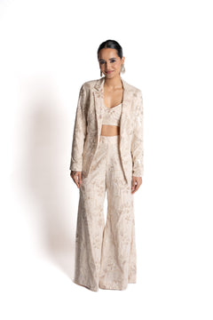 Amaya Embroidered Pant Suit by Well Groomed