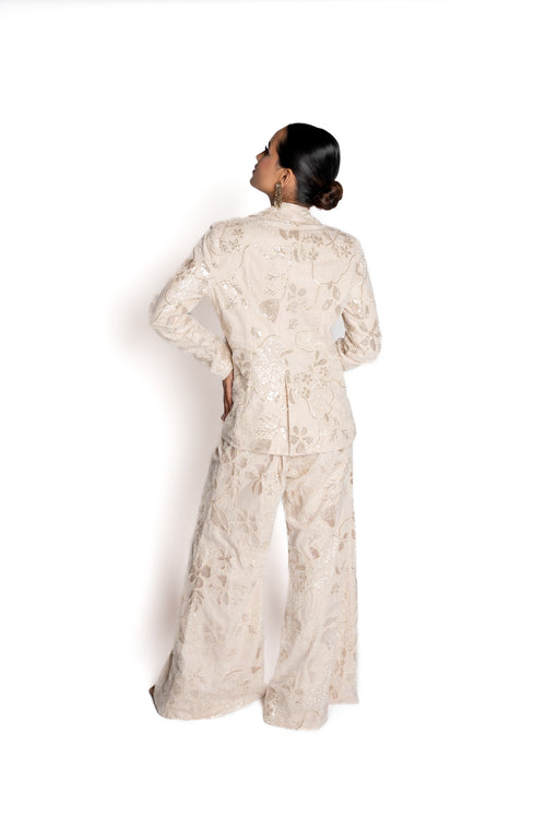 Amaya Embroidered Pant Suit by Well Groomed