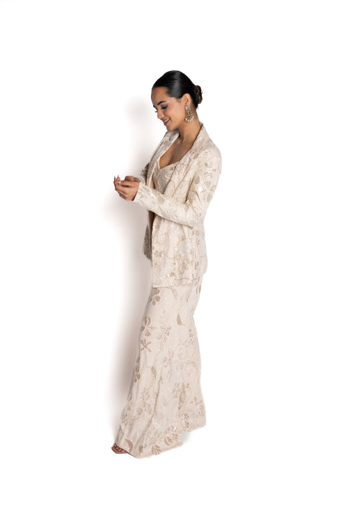 Amaya Embroidered Pant Suit by Well Groomed