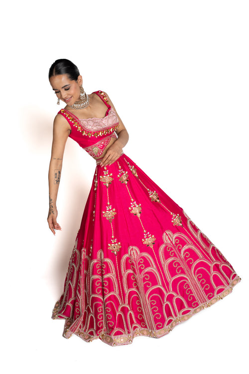 Tanvi Lengha by Well Groomed