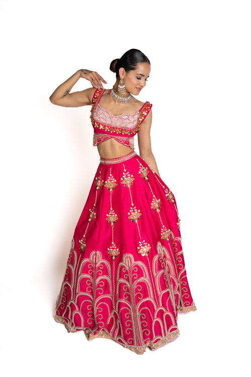Tanvi Lengha by Well Groomed