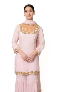 Pink Mirror Sharara