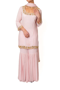 Pink Mirror Sharara